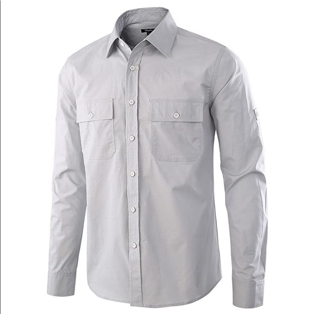 Premium Casual Long Sleeve Button-Down Work Shirt